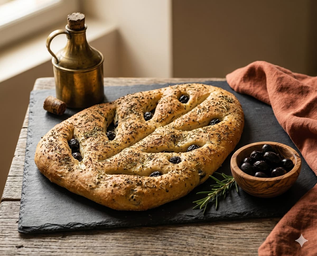 Fougasse aux olives