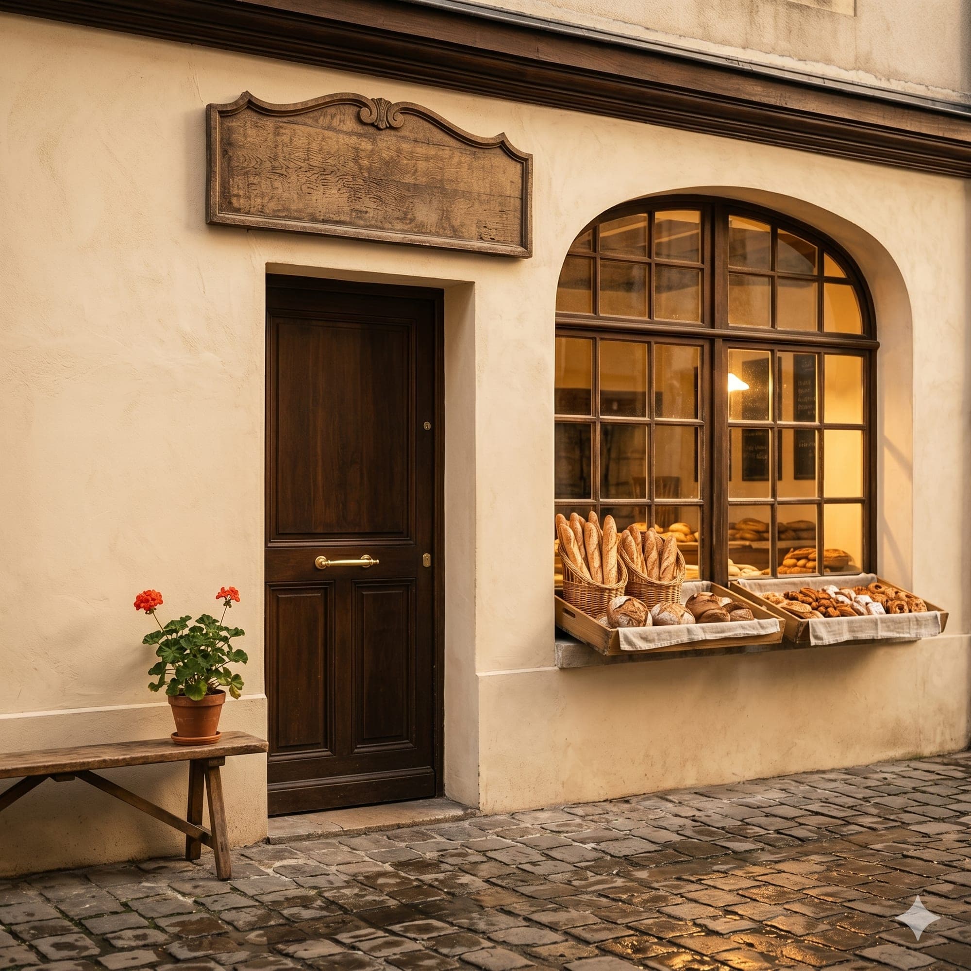 Devanture de la boulangerie