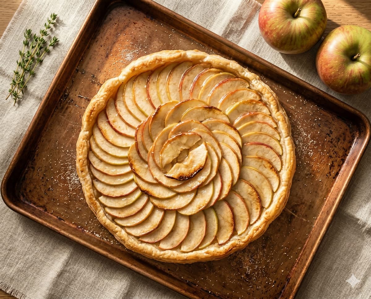 Tarte fine aux pommes