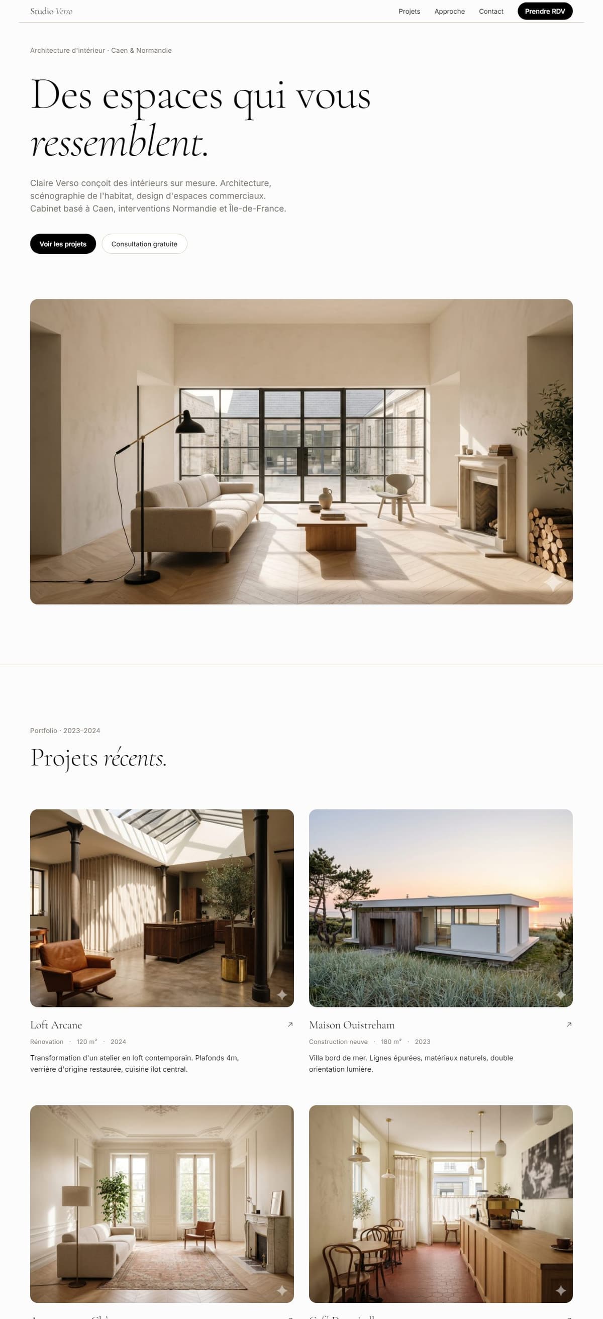 Page complète